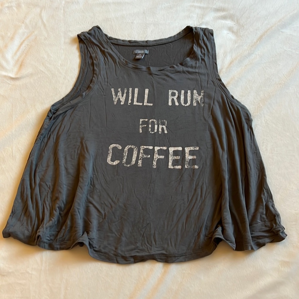 Aerie Gray Graphic Tank